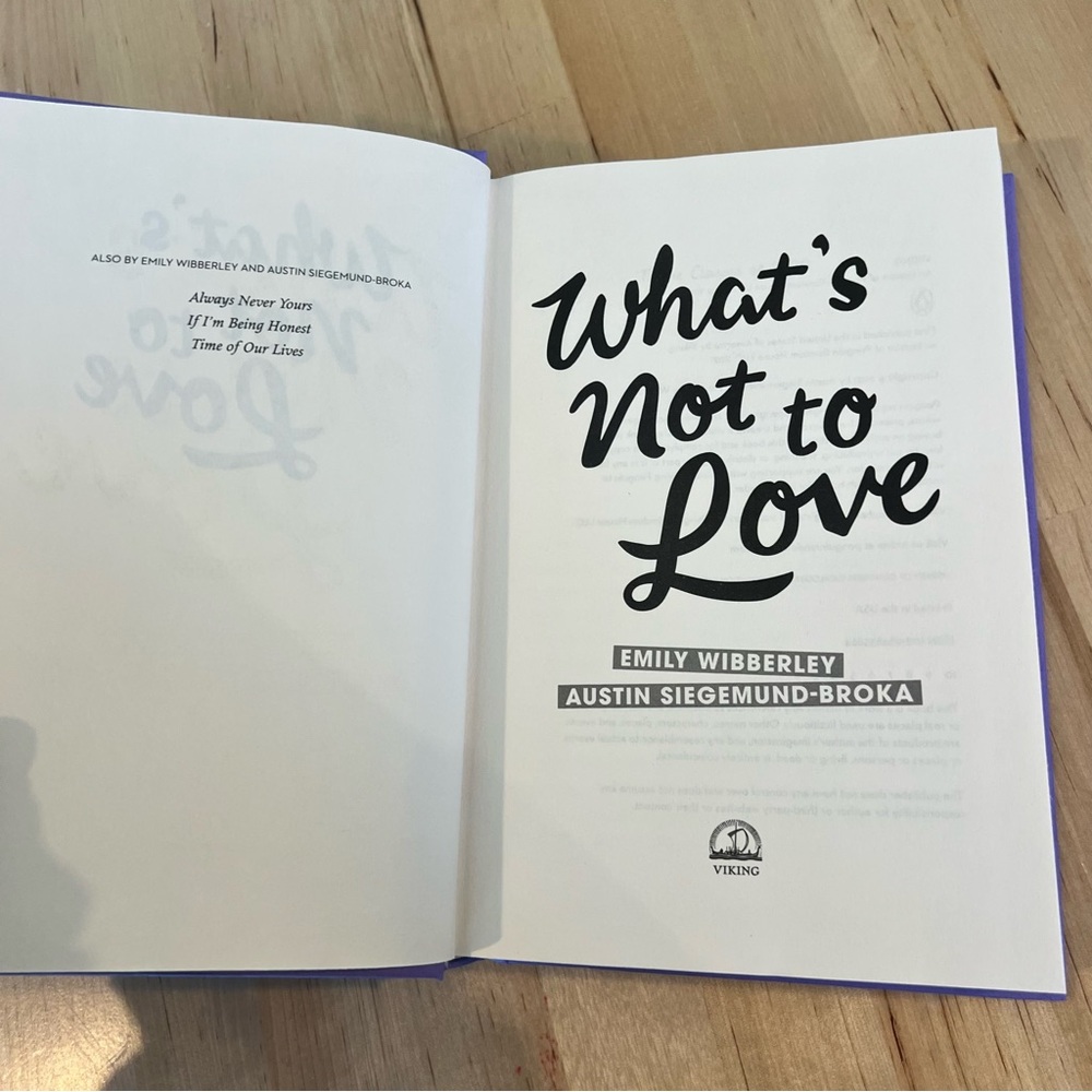 📚BUY 2 GET 1 FREE What’s Not To Love by Emily Wibberly & Austen Siegemund-Broka